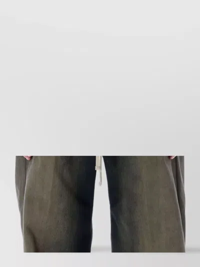 Rick Owens High Neck Ribbed Knit Sweater In Multi