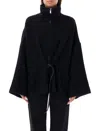 Rick Owens Sail Fleece Jacket In Black