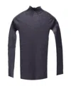 Rick Owens High-necked Slim Pullover In Black