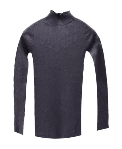 Rick Owens High-necked Slim Pullover In Black