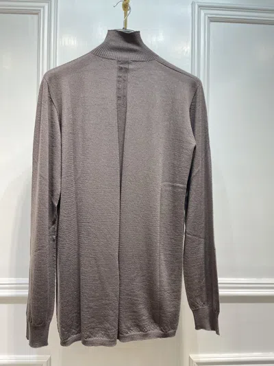 Rick Owens High-necked Sweater In Gray