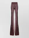 Rick Owens High-rise Satin Wide-leg Trousers In Multi