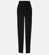 Rick Owens Concordians Sliced Long Skirt Clothing In Black