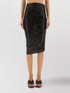 Rick Owens Lilies Woman Maxi Skirt Taupe Size 4 Viscose In Black