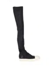 Rick Owens 'high Sock Sneaks' Boots In Black