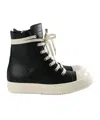 Rick Owens Round Toe High Top Casual Shoes