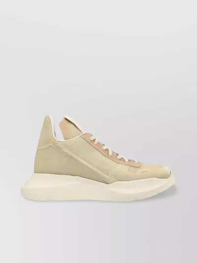 Rick Owens High-top Leather Sneakers Chunky Sole