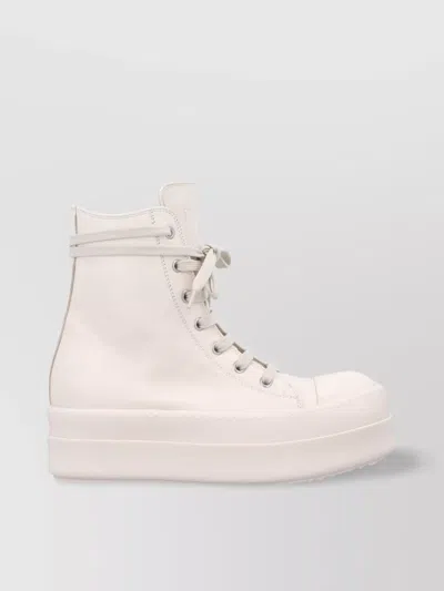 Rick Owens High-top Platform Sneakers Metal Eyelets