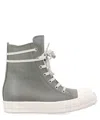 Rick Owens High-top Sneakers In Green