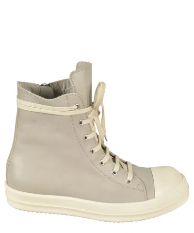 Rick Owens High-top Trainers In Grey