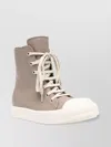 Rick Owens High-top Sneakers In Calfskin And Shark Sole