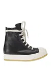 Rick Owens High-top Sneakers With Dual Closure In Multi