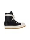 Rick Owens High-top Sneakers With Zip In Multi
