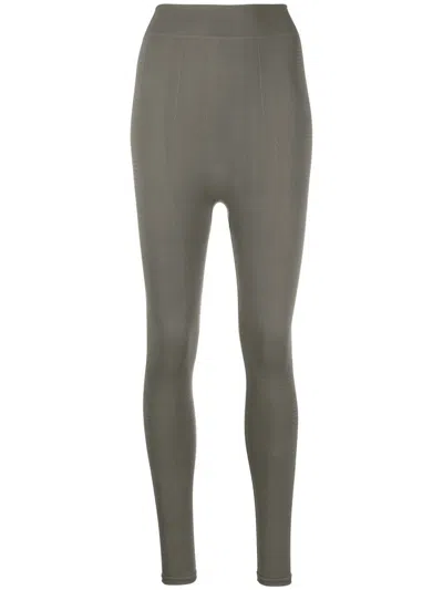 Rick Owens High-waist Leggings In Green