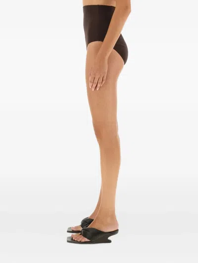 Rick Owens High-waist Mini Shorts In Black