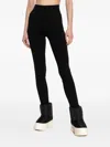 Rick Owens High-waist Wool Trousers In Black