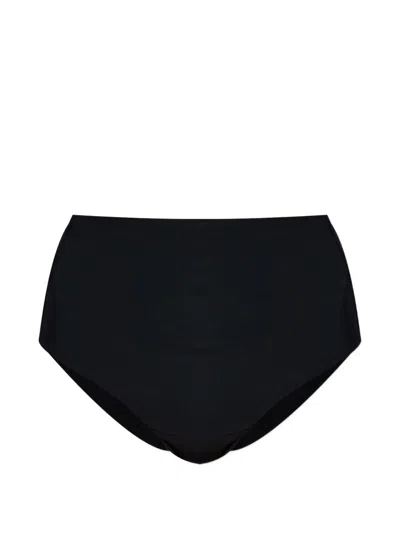 Rick Owens High-waisted Bikini Button In Black