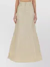 Rick Owens High-waisted Flared Hem Skirt Pockets In Neutral