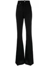Rick Owens Bootcut Denim Pants For Women In Black