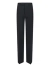 Rick Owens Dietrich Pressed Crease Trousers In Black