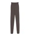 Rick Owens Comfortable Trousers Featuring Seam Detailing In Brown