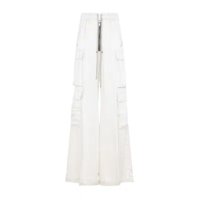 Rick Owens High-waisted Wide-leg Pants With Utility Pockets