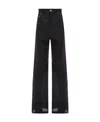 Rick Owens High-waisted Wide-leg Trousers In Black