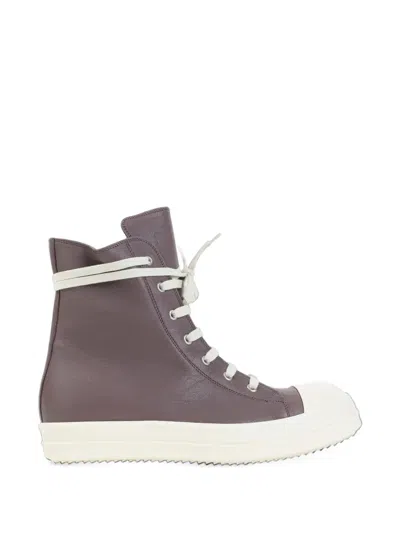Rick Owens High-top Sneakers In Gray