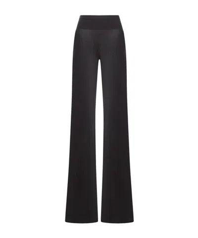 Rick Owens High-waist Straight-leg Trousers In Black