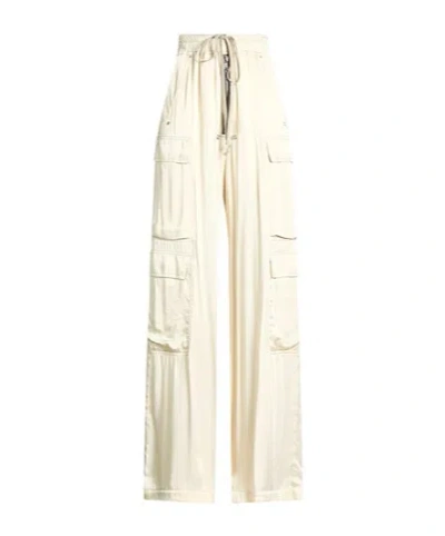 Rick Owens High-waisted Casual Cargo Pants In Neutral