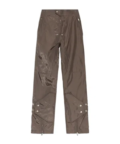 Rick Owens High-waisted Casual Pants In Brown
