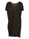 Rick Owens Hiked T-shirt In Brown