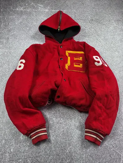 Pre-owned Rick Owens Holloway Vtg Hysteric Glamour Style Soccer Zip Hood Jacket In Multi