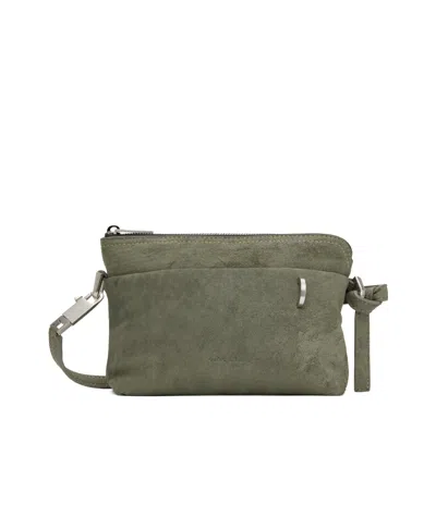 Rick Owens Hollywood Adri Shoulder Bag In Green