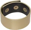 Rick Owens Gold Hollywood Anthem Cuff Bracelet In Yellow