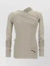 Rick Owens Hollywood Banana Long-sleeved T-shirt In Neutral