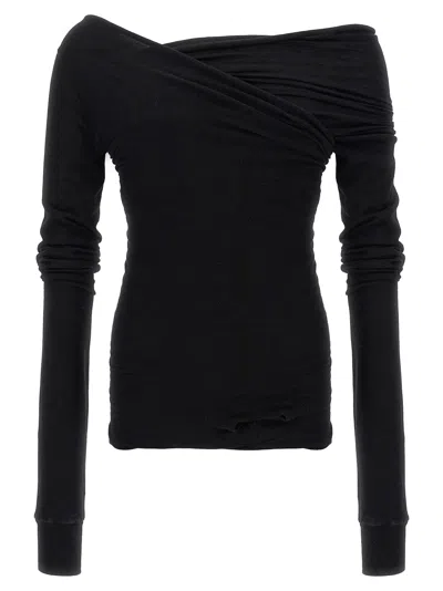 Rick Owens 'hollywood Banana' T Shirt In Black