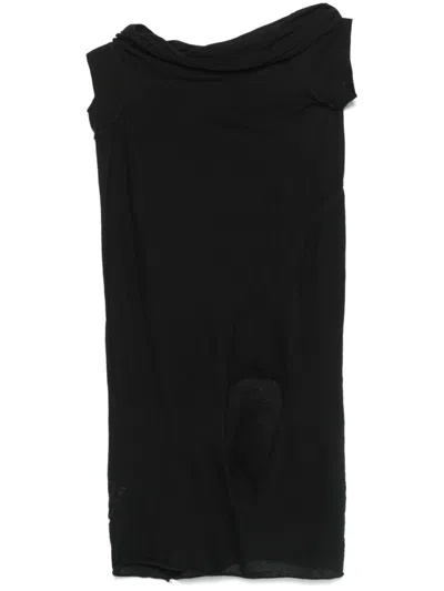 Rick Owens Hollywood Banana Tank Top In Black
