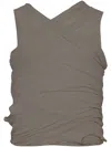 Rick Owens Gray Hollywood Banana Tank Top