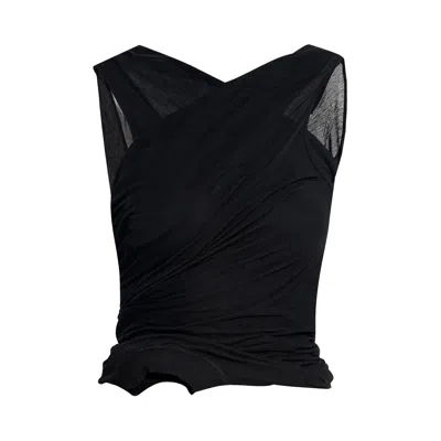 Pre-owned Rick Owens Hollywood Banana Top 'dust' | Brown | Women's Size 38