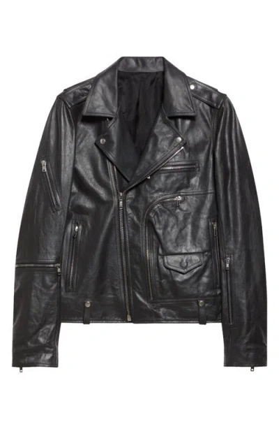 RICK OWENS RICK OWENS HOLLYWOOD BAUHAUS STOOGES LEATHER JACKET