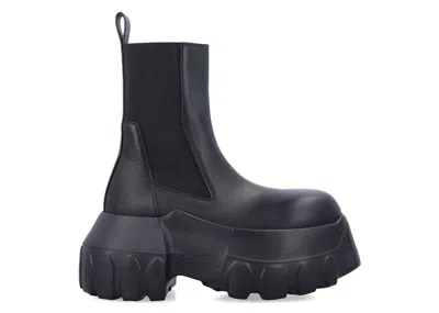 Pre-owned Rick Owens Hollywood Beatle Mega Tractor Boot (women's) Sneakers In Black