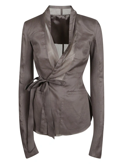 Rick Owens Hollywood Blouse In Dust