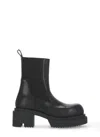 Rick Owens Hollywood Boots In Black