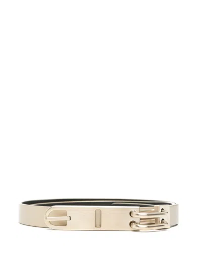 Rick Owens Hollywood Disco Belt In Yellow