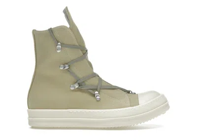 Pre-owned Rick Owens Hollywood Drkshdw Hexa High (women's) Sneakers In Parchment/pearl/milk
