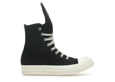 Pre-owned Rick Owens Hollywood Drkshdw High (women's) Sneakers In Black/milk