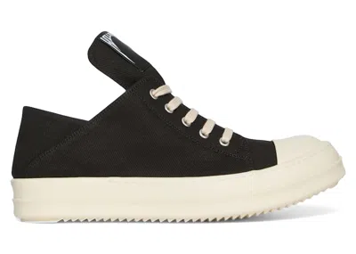 Pre-owned Rick Owens Hollywood Drkshdw Slip On (women's) Sneakers In Black/milk In Multi
