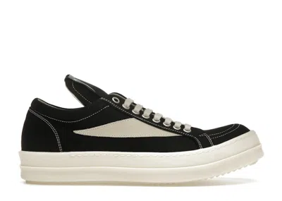 Pre-owned Rick Owens Hollywood Drkshdw Vintage Low (women's) Sneakers In Black/milk