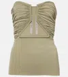Rick Owens Top Hollywood Aus Jersey In Schwarz